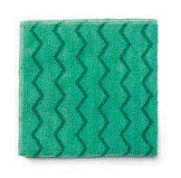 RUBBERMAID HYGEN MICROFIBRE CLOTH - GREEN