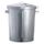 OATES GALVANISED BIN WITH LOCKABLE LID - 76L