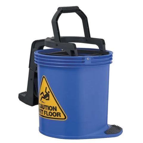 OATES DURACLEAN MARK II ROLLER WRINGER BUCKET 15L BLUE