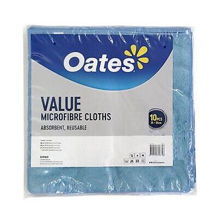 OATES VALUE MICROFIBRE CLOTH 10 PACK - BLUE