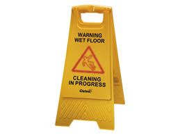 OATES CONTRACTOR A-FRAME "WARNING" SIGN
