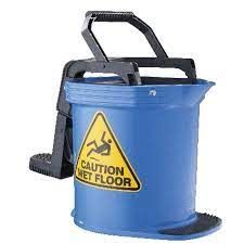 OATES DURACLEAN ULTRA ROLLER WRINGER BUCKET 16L - BLUE