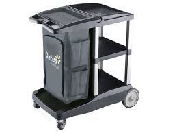 OATES PLATINUM COMPACT HOUSEKEEPING CART