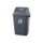 OATES FLIP BIN - 60L, GREY