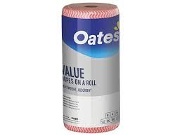 OATES VALUE WIPES ON A ROLL RED