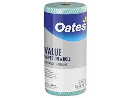 OATES VALUE WIPES ON A ROLL GREEN