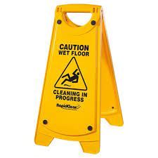 RAPID A-FRM CAUTION SIGN YELLOW