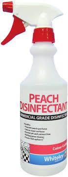 WHITELEY PEACH DISINFECTANT PRINTED BOTTLE 500ML