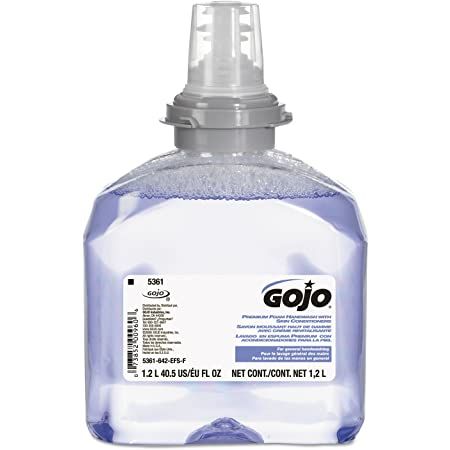 GOJO PREMIUM FOAM HAND WASH  WITH SKIN CONDITIONERS T/FREE 1.2L