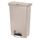 RUBBERMAID STREAMLINE RESIN STEP-ON FRONT CONTAINER BEIGE 50L