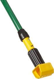 RUBBERMAID GRIPPER CLAMP STYLE 1.5M MOP HANDLE (GREEN)