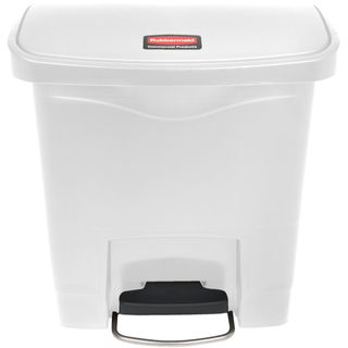 RUBBERMAID 15L STREAMLINE STEP-ON CONTAINER WHITE