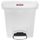 RUBBERMAID 15L STREAMLINE STEP-ON CONTAINER WHITE