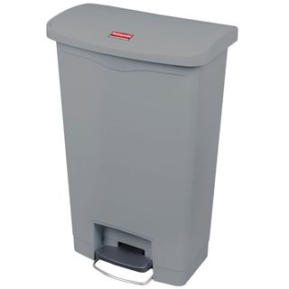 RUBBERMAID STREAMLINE 50L GREY STEP-ON BIN