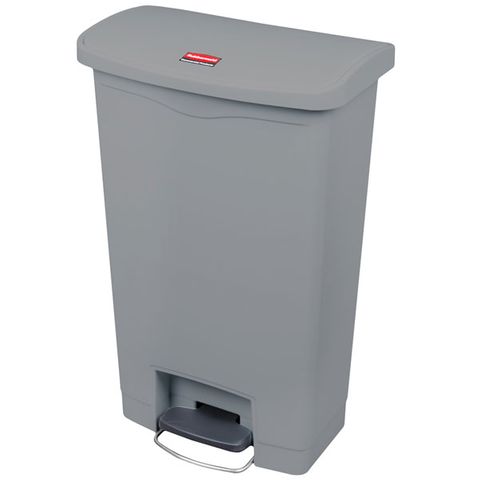 RUBBERMAID STREAMLINE 50L GREY STEP-ON BIN