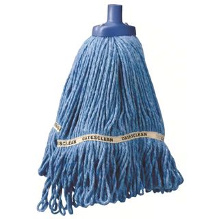 DURACLEAN 350G HOSPITAL LAUNDER BUTTERFLY CLIP MOP REFILL BLUE