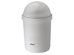 OATES DOMED WHITE BIN 28L
