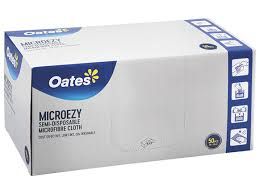 MICROEZY SEMI DISPOSABLE  MICROFIBRE CLOTHS BLUE