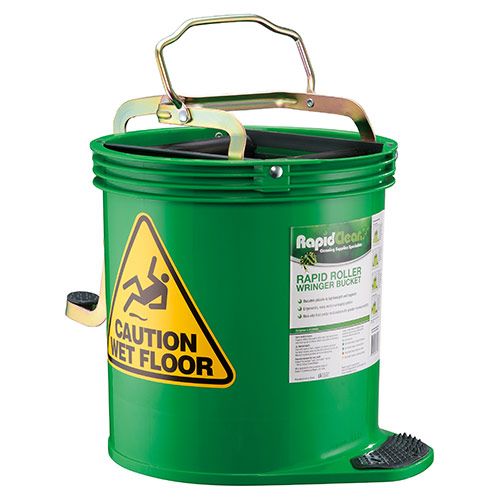 OATES RAPID ROLLER WRINGER BUCKET 15L GREEN