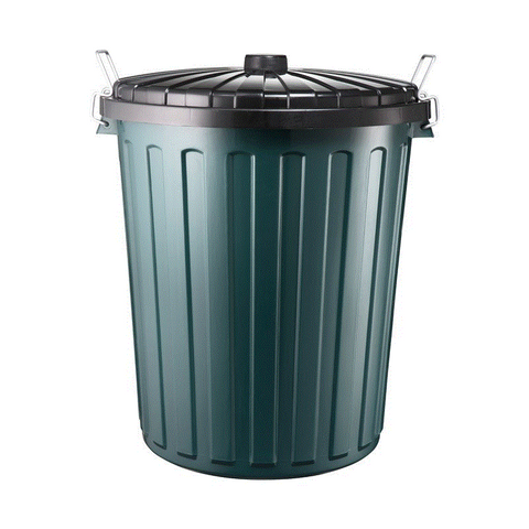 OATES 75L GARBAGE BIN WITH LID