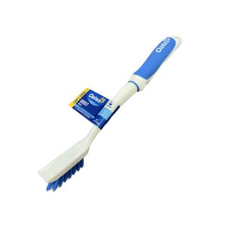 Vikan Narrow Cleaning Brush with Long Handle, 420mm, Hard Bristles