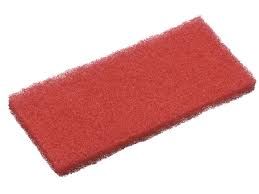 OATES NO.634 EAGER BEAVER SCRUB PAD RED