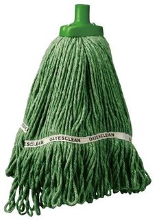 DURACLEAN 350G HOSPITAL LAUNDER BUTTERFLY CLIP MOP REFILL GREEN