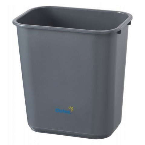 OATES 28 LITRE DESK BIN GREY