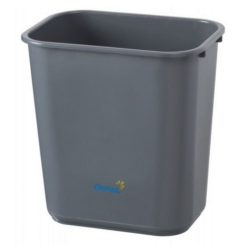 OATES 28 LITRE DESK BIN - GREY