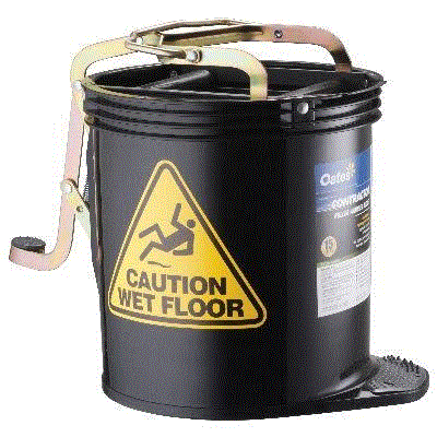 OATES CONTRACTOR WRINGER BUCKET 15L BLACK