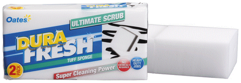 OATES DURAFRESH ULTIMATE SCRUB TUFF SPONGE - LARGE