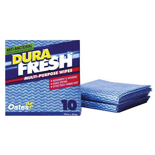 OATES DURAFRESH ANTIBACTERIAL MULIT PURPOSE WIPES