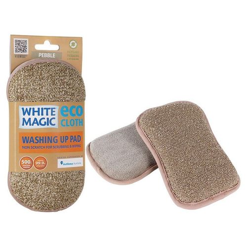 WHITE MAGIC WASHING UP PAD - PEBBLE