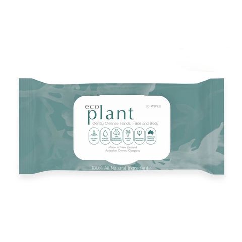 LUVME ECO PLANT BIODEGRADABLE BABY WIPES (80 WIPES, 12 PER BOX)