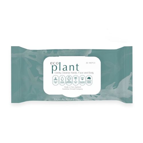 LUVME ECO PLANT BIODEGRADABLE BABY WIPES (80 WIPES, 12 PER BOX)