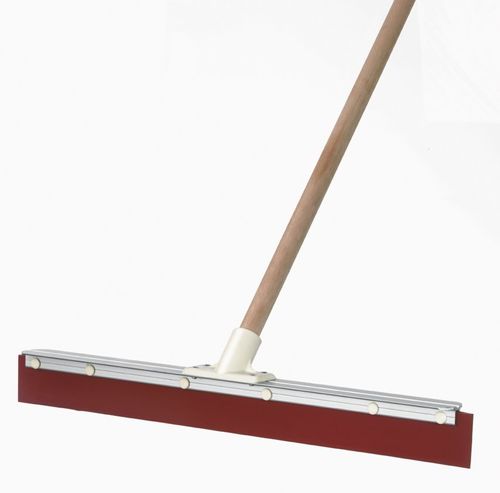 OATES 600MM ALUMINIUM BACK SQUEEGEE AND HANDLE - RED RUBBER