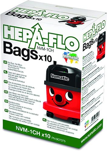 DISPOSABLE BAGS FOR HENRY 10 BAGS PER BOX HEPA-FLO