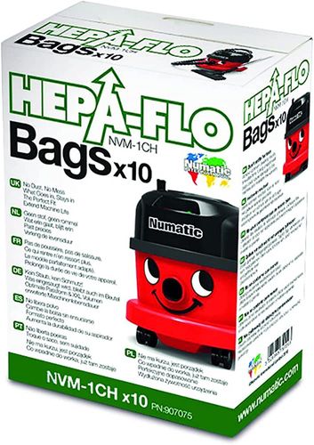 DISPOSABLE NUMATIC HENRY BAGS HEPA-FLO (10 PACK)