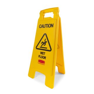 RUBBERMAID 2 SIDED WET FLOOR SIGN