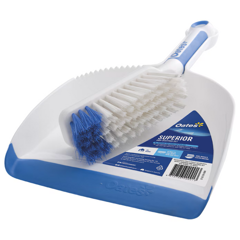 OATES SOFT GRIP SUPERIOR DUSTPAN SET