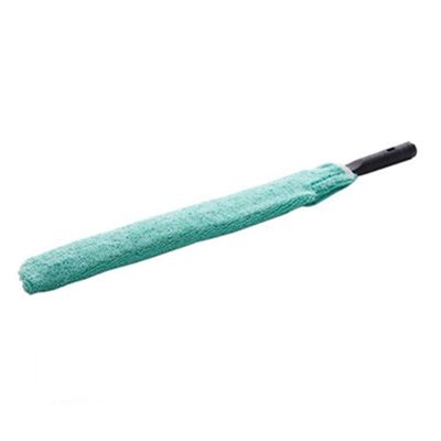 QUICK-CONNECT FLEXIBLE DUSTING WAND WITH GREEN MICORFIBRE SLEEVE