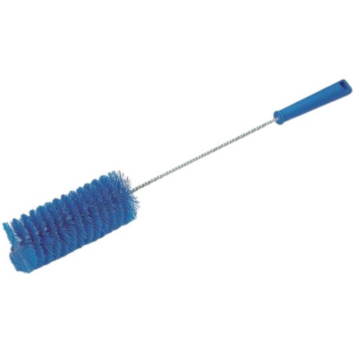 Vikan 42373 Dish Brush w/ Scraper- Medium, Blue