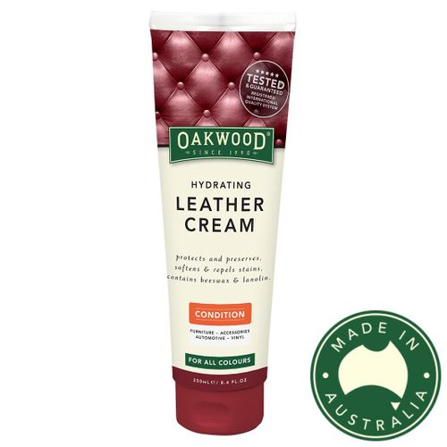 OAKWOOD LEATHER CARE HYDRATING CREAM 250ML