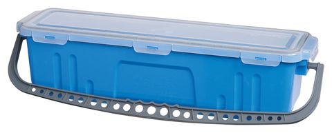 FLAT MOP SOAK BUCKET & LID  - BLUE