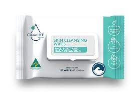 CLEANLIFE SKIN CLEANSING WIPES SOFT PACK (50 WIPES)