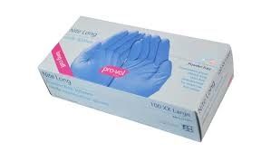 NITE LONG NITRILE RUBBER DISPOSABLE GLOVES (MEDIUM)