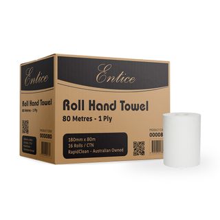 ENTICE ROLL HAND TOWEL 80M 1PLY