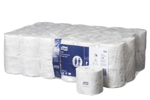 TORK SOFT CONVENTIONAL TOILET ROLL 400 SHEET  2PLY ADVANCED T4