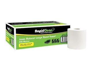 RAPIDCLEAN JAWS AUTOCUT LARGE HAND TOWEL (6 ROLLS X 200M)