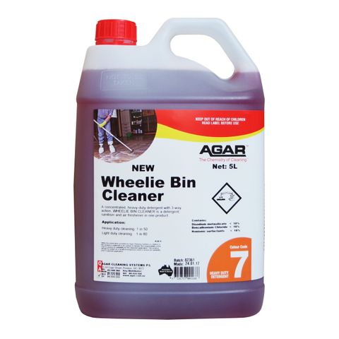 AGAR WHEELIE BIN CLEANER 5L